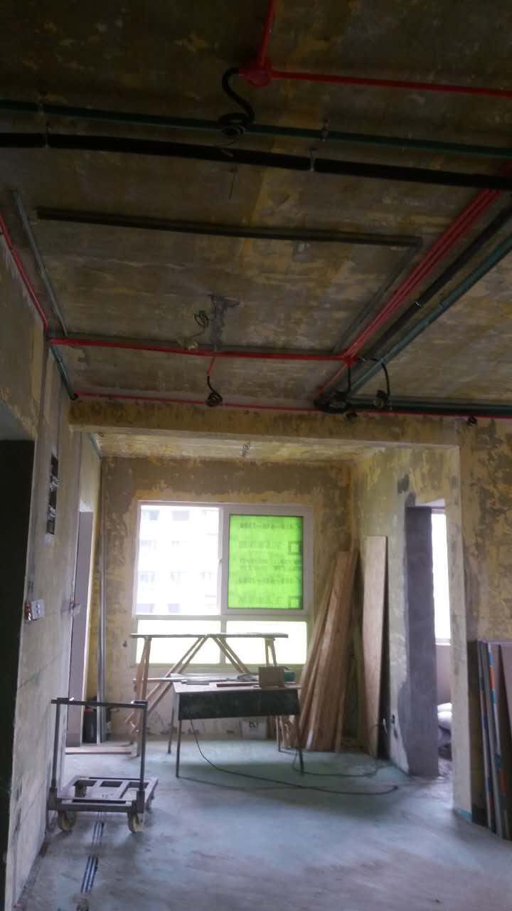 新湖明珠城水电验收效果图