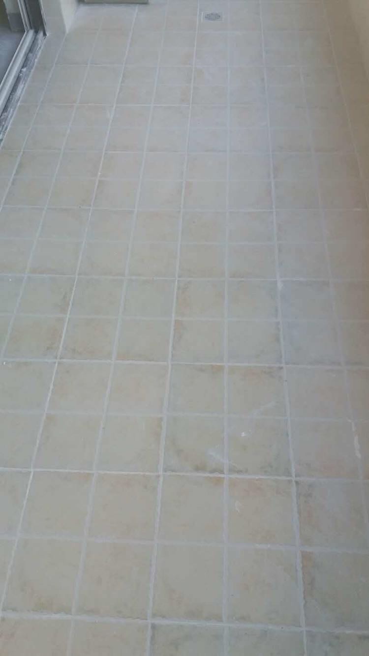 新湖明珠城地砖验收效果图