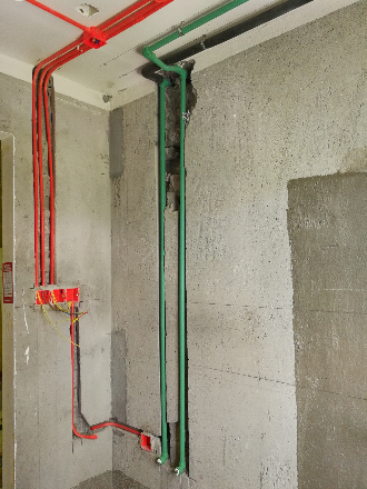 新湖明珠城水电验收效果图