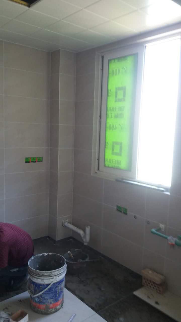 新湖明珠城墙砖验收效果图