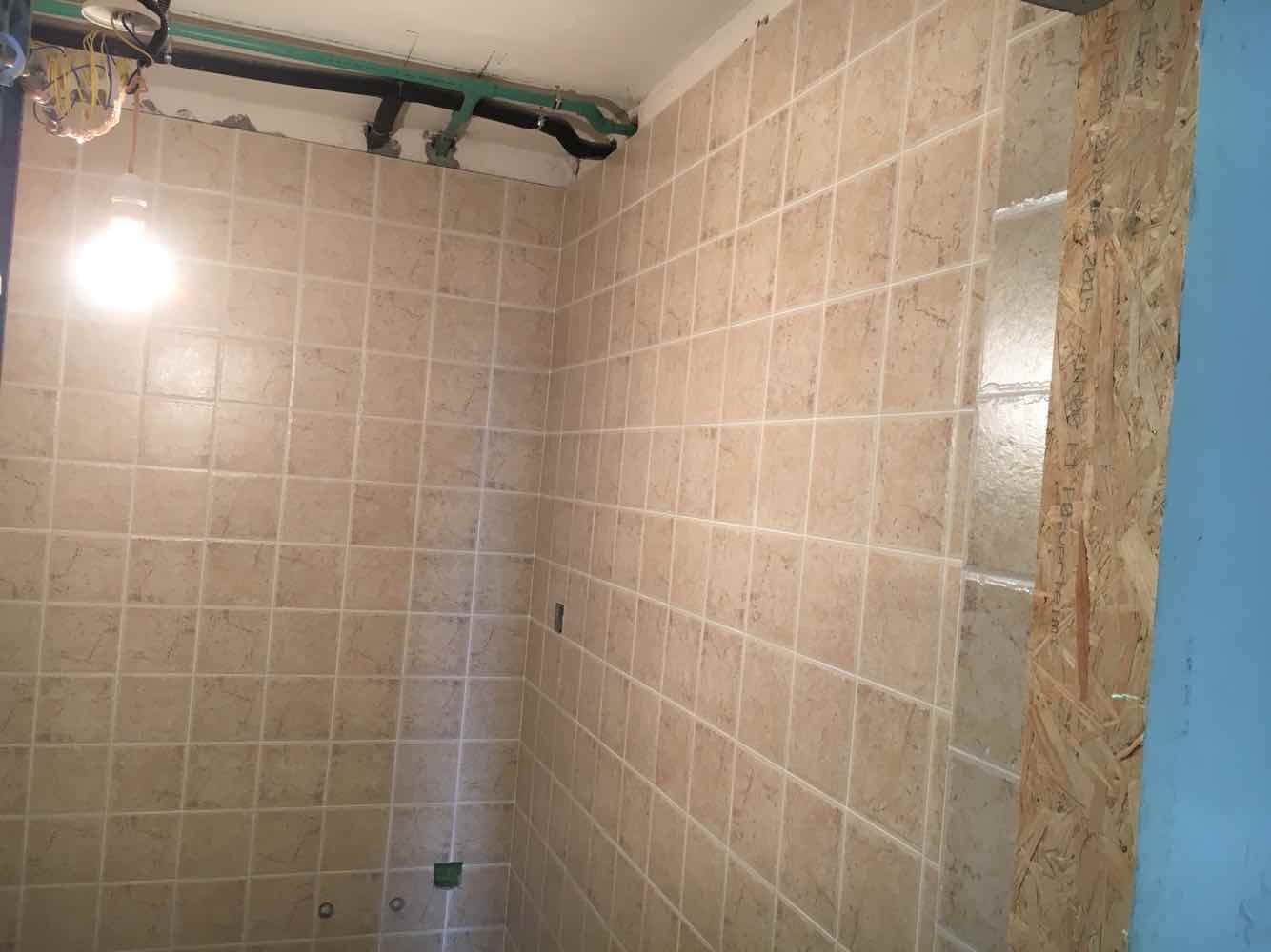 新湖明珠城墙砖验收效果图