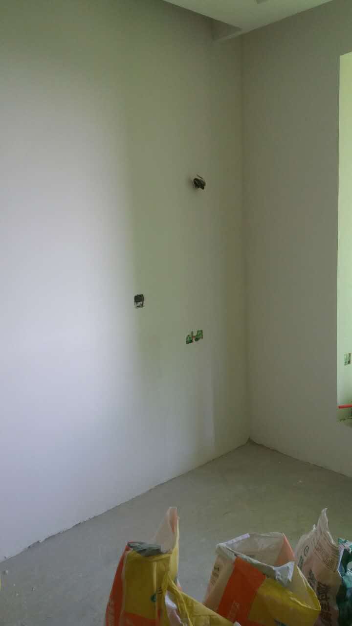 新湖明珠城乳胶漆基层验收效果图