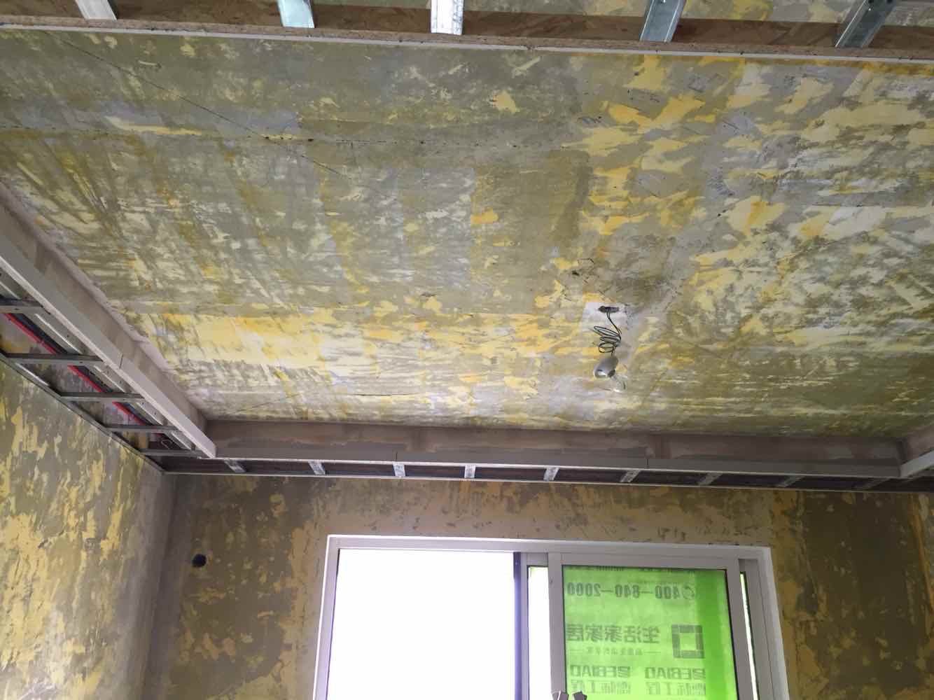 新湖明珠城木作基层验收效果图