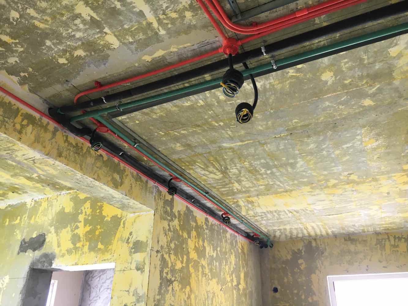 新湖明珠城水电验收效果图