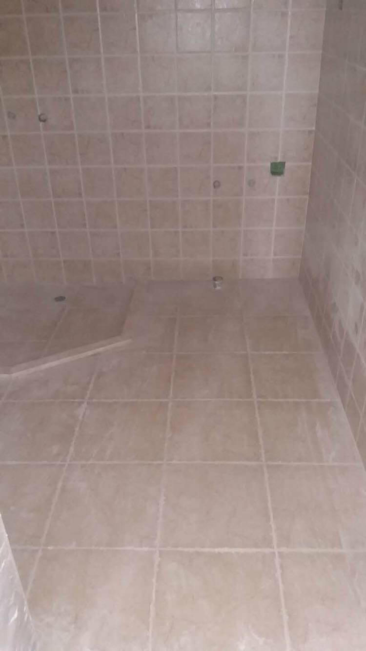 新湖明珠城地砖验收效果图