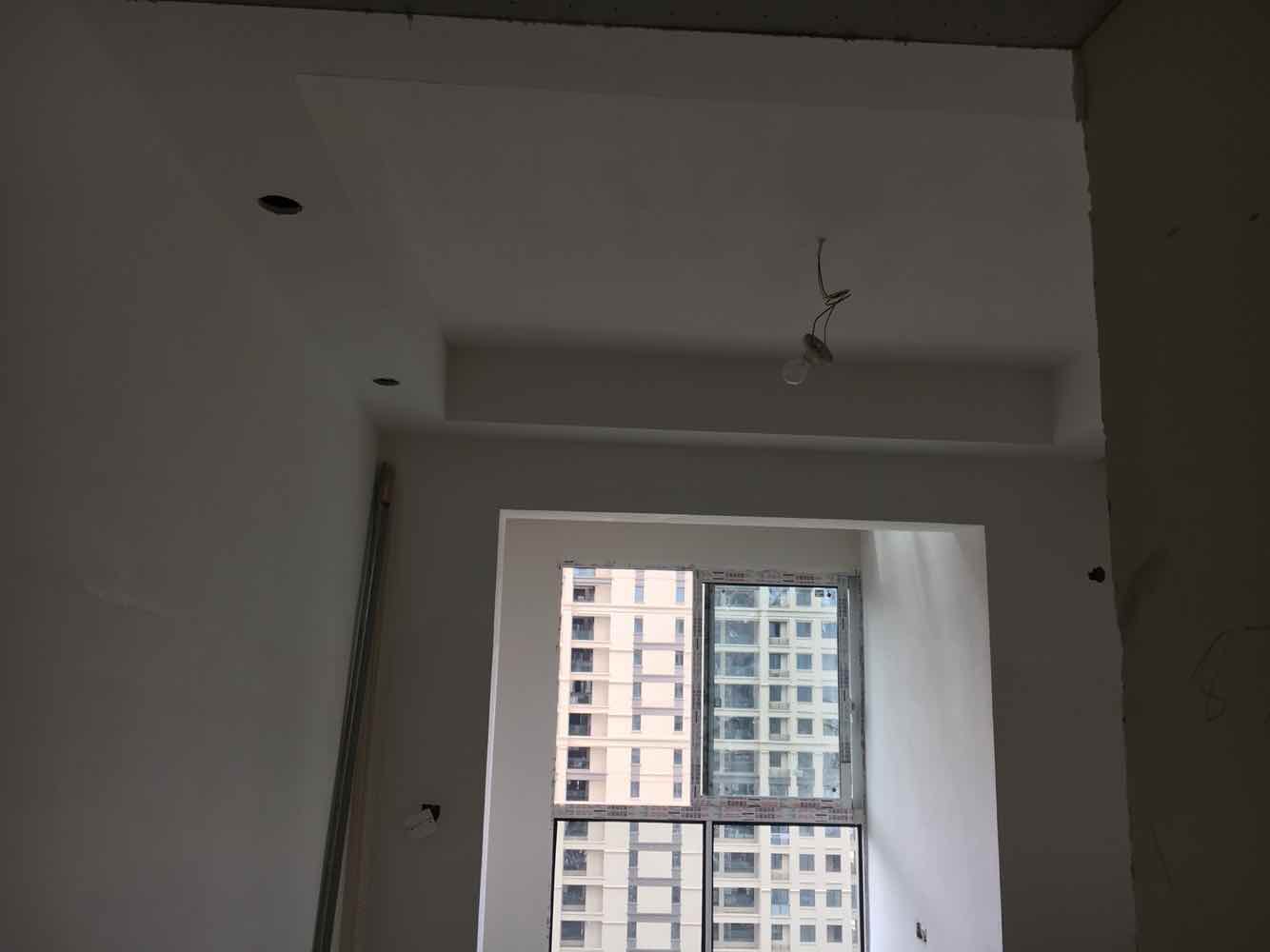 新湖明珠城乳胶漆基层验收效果图