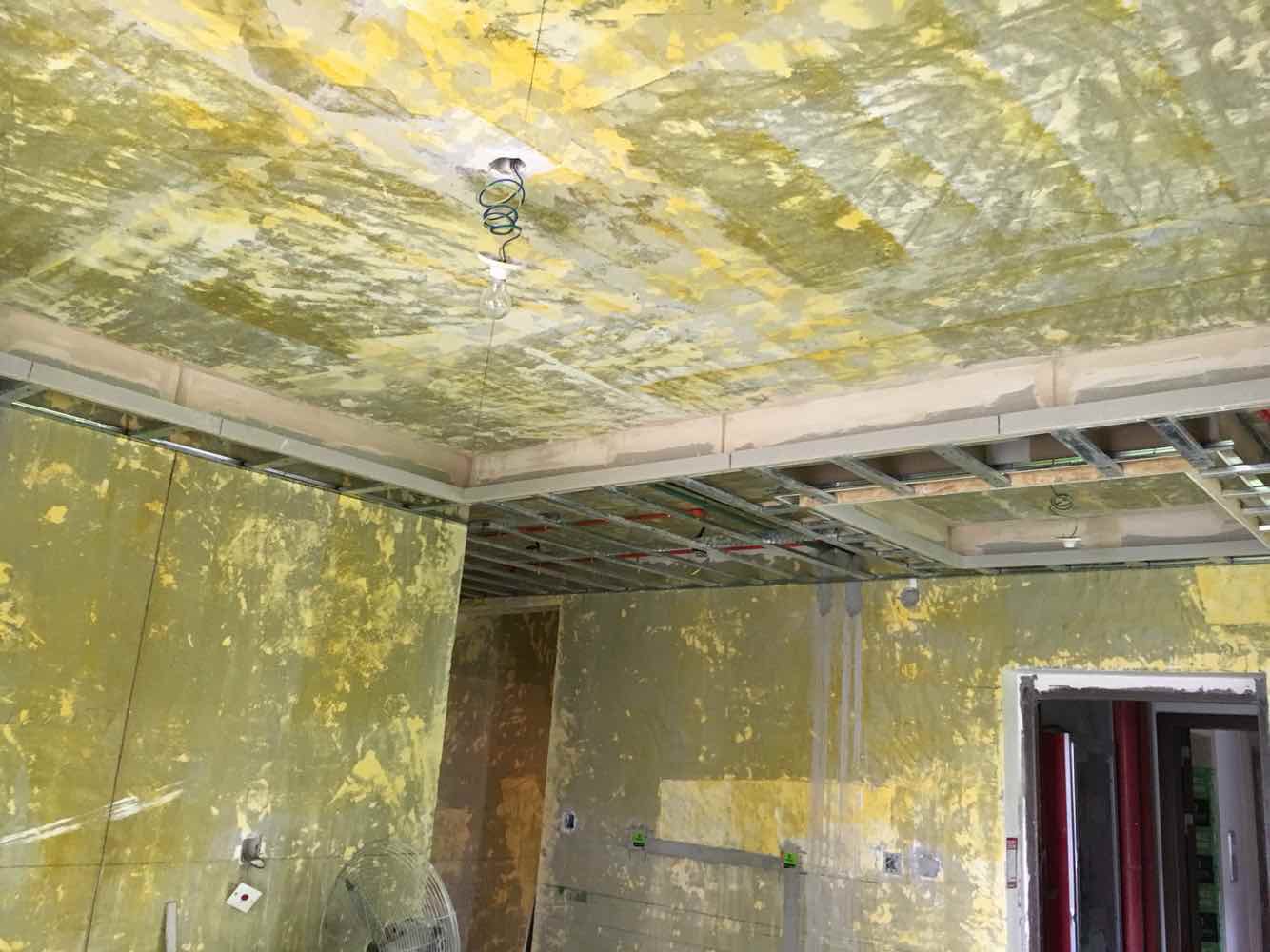 新湖明珠城木作基层验收效果图