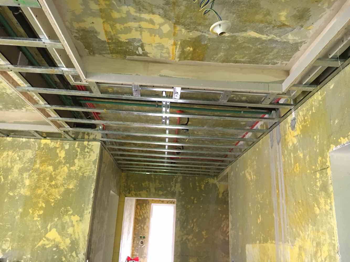 新湖明珠城木作基层验收效果图