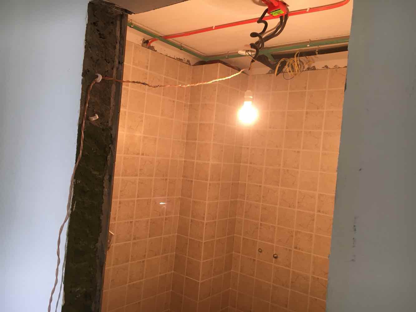 新湖明珠城墙砖验收效果图