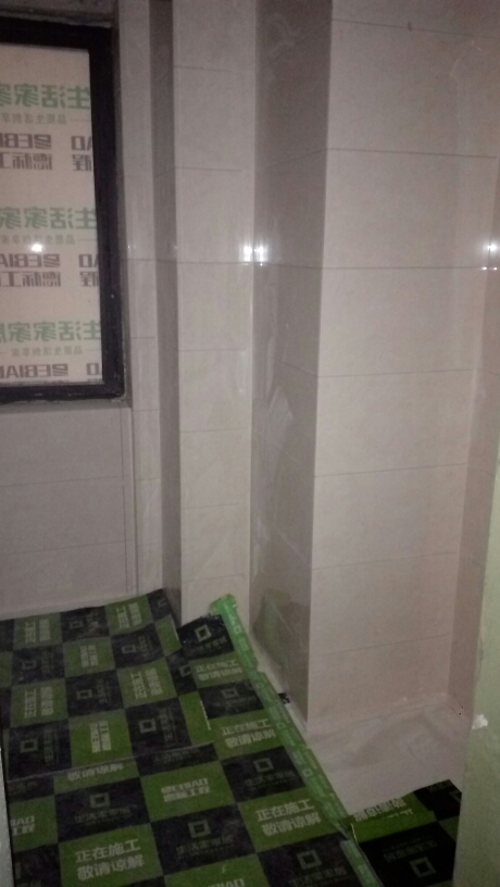 王家湾中央生活区地砖验收效果图