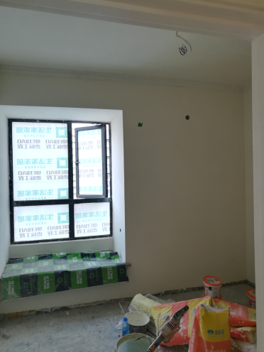 百步亭现代城乳胶漆基层验收效果图