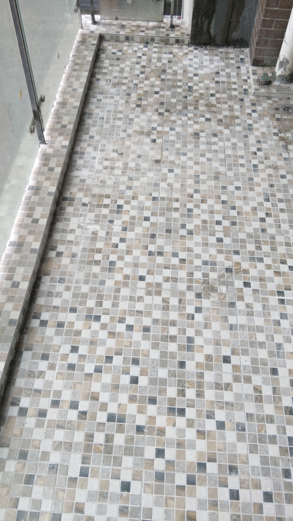 百步亭现代城地砖验收效果图