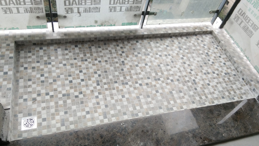 百步亭现代城地砖验收效果图