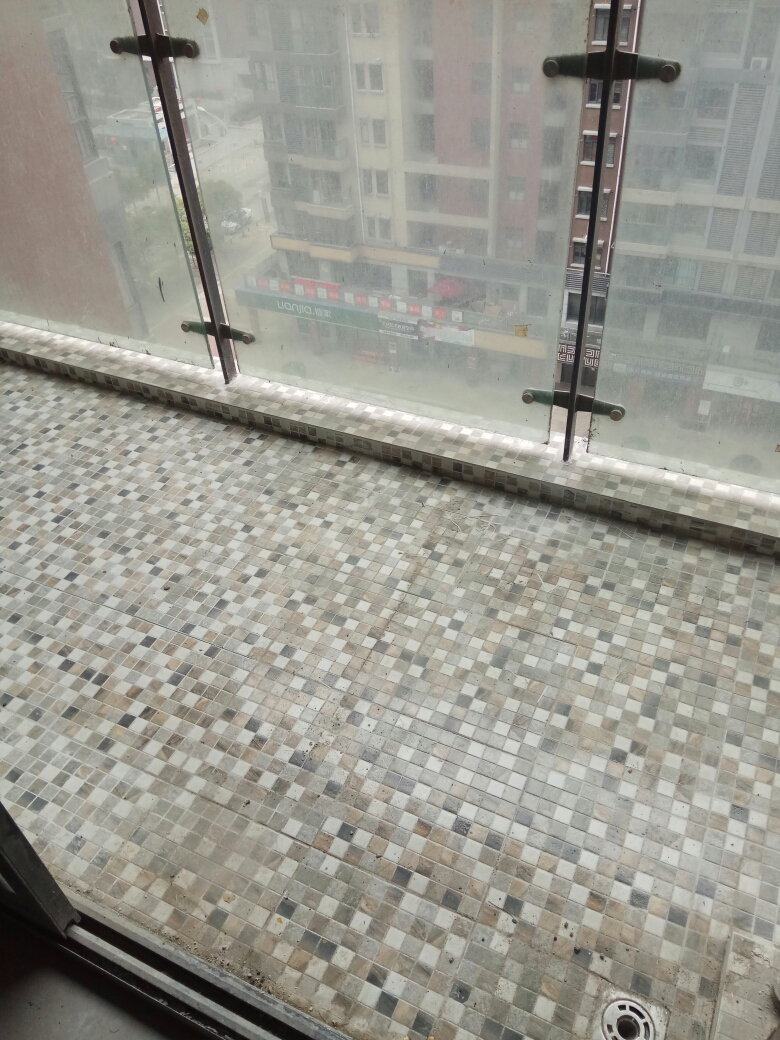 百步亭现代城地砖验收效果图