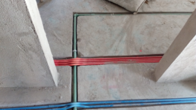 王家湾中央生活区水电验收效果图