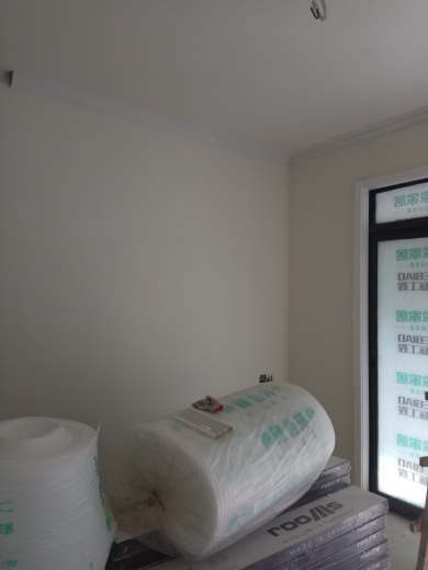 百步亭现代城乳胶漆基层验收效果图