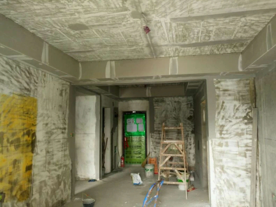 汉口城市广场五期尚邸木作基层验收效果图