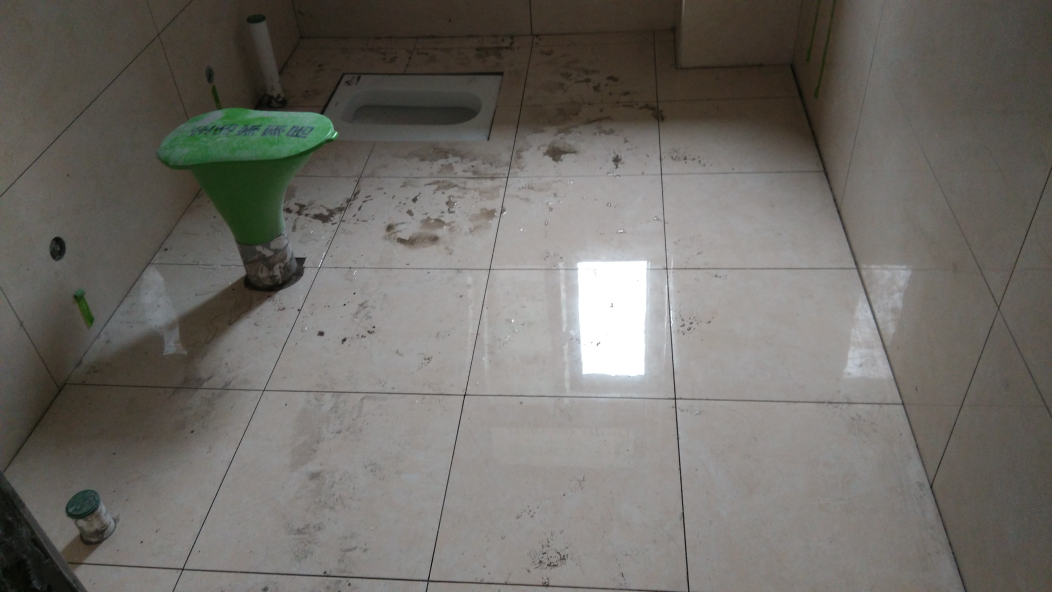 百步亭现代城地砖验收效果图