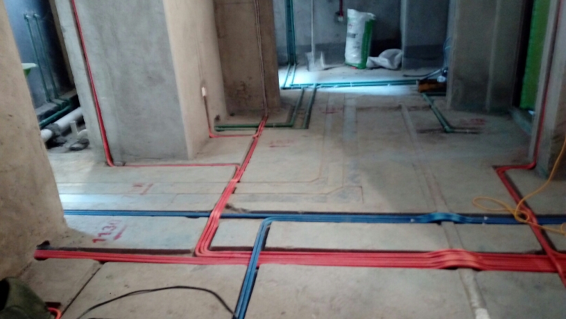 王家湾中央生活区水电验收效果图