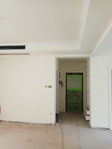 百步亭现代城乳胶漆基层验收效果图