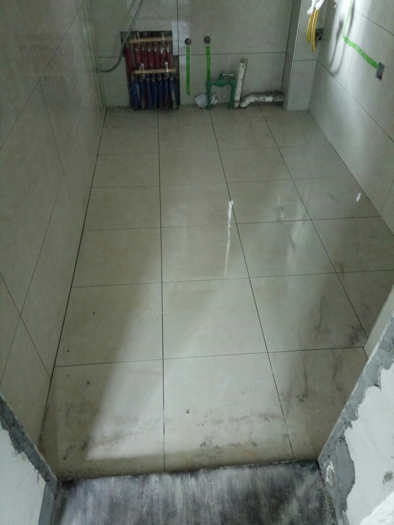 百步亭现代城地砖验收效果图