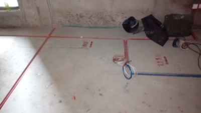 王家湾中央生活区水电验收效果图