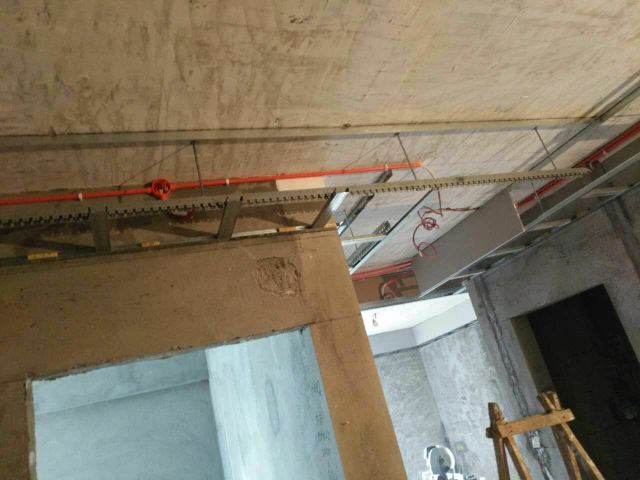 美联奥林匹克四期木作基层验收效果图