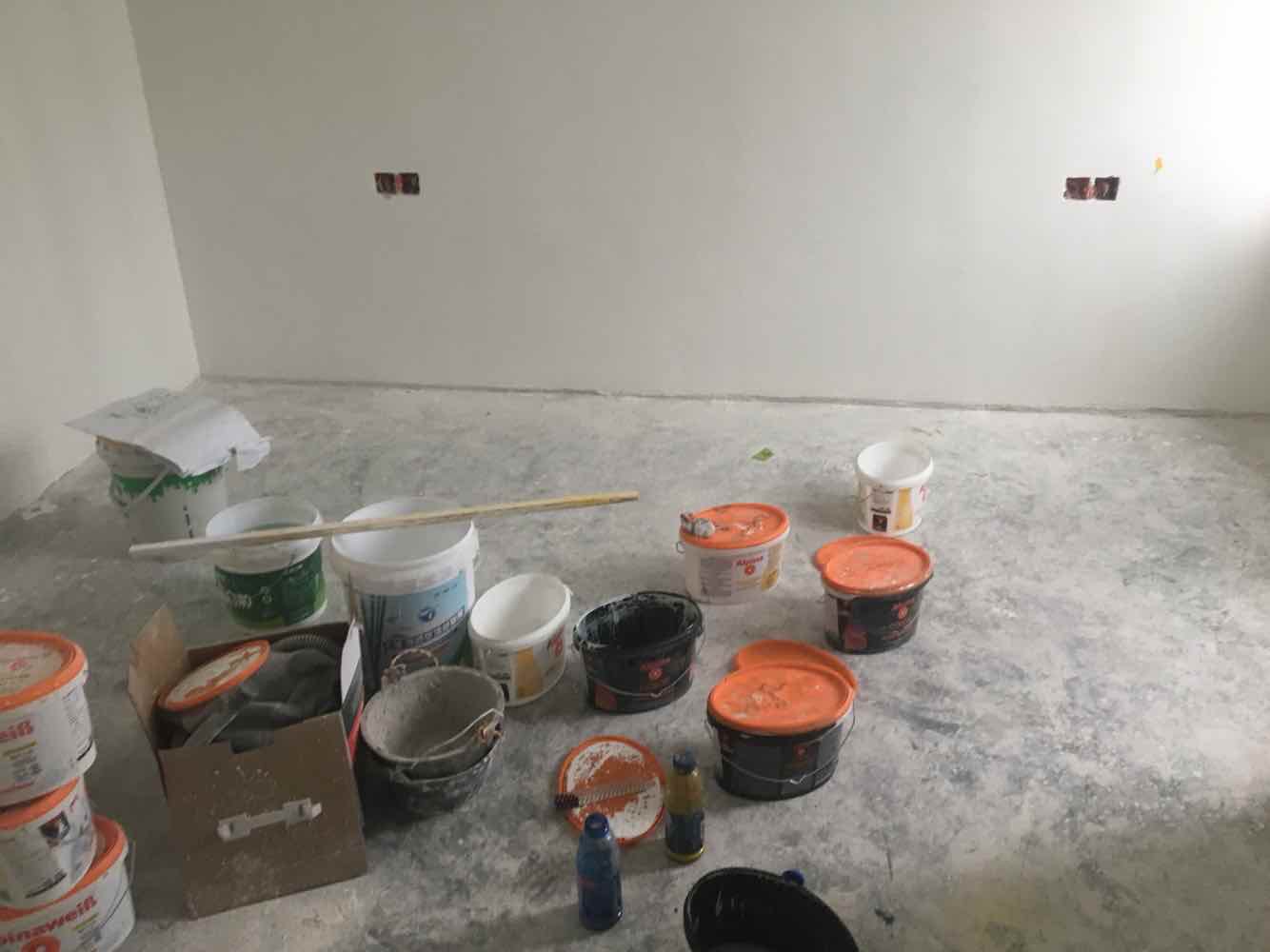 美联奥林匹克四期乳胶漆基层验收效果图