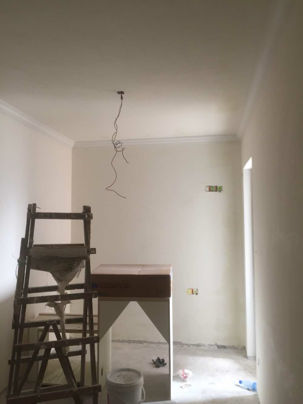 招商1872公园乳胶漆基层验收效果图