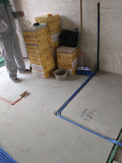 蓝晶绿洲水电验收效果图