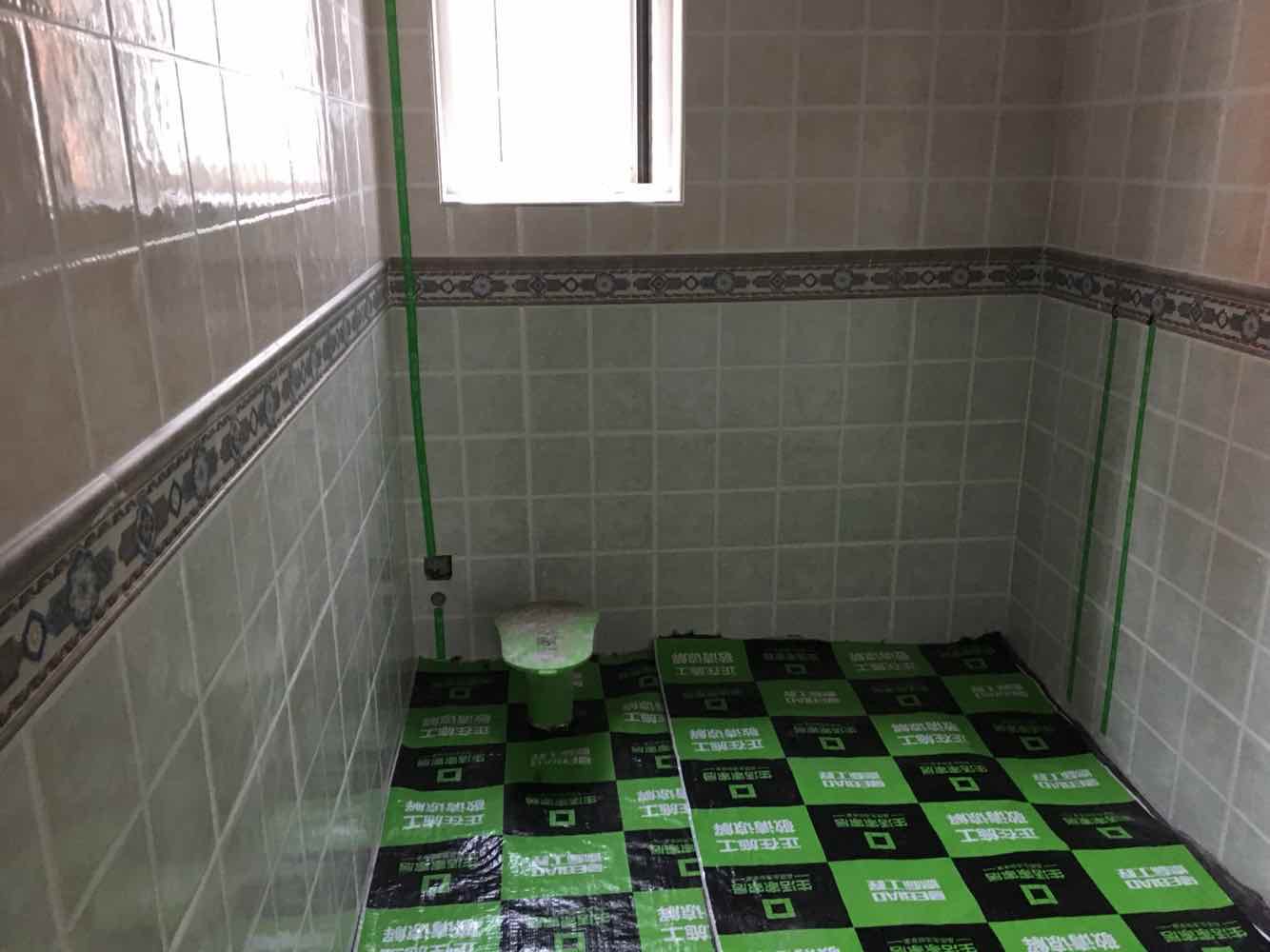 蓝晶绿洲墙砖验收效果图