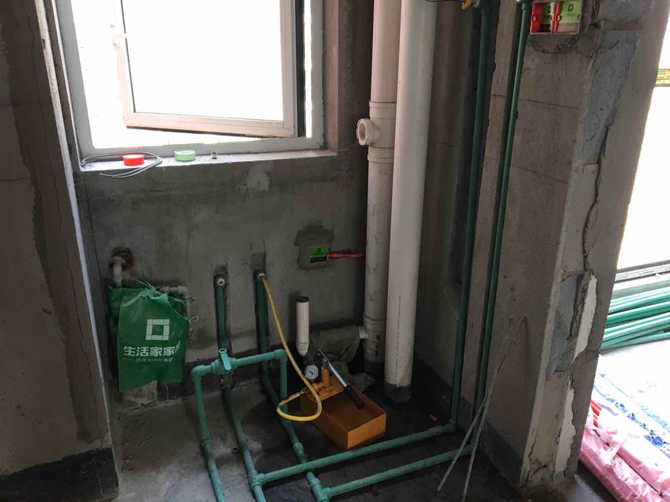 蓝晶绿洲水电验收效果图