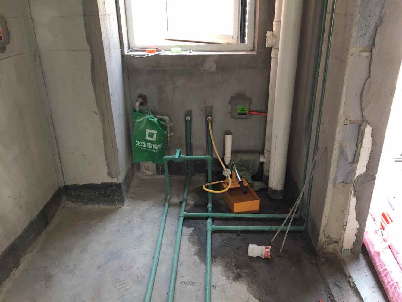 蓝晶绿洲水电验收效果图