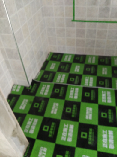 蓝晶绿洲地砖验收效果图