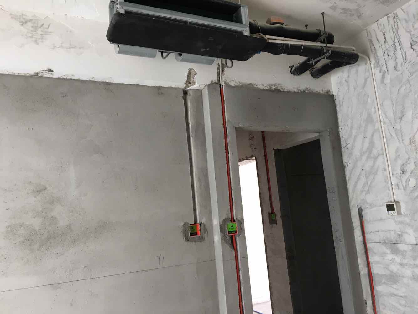 蓝晶绿洲水电验收效果图