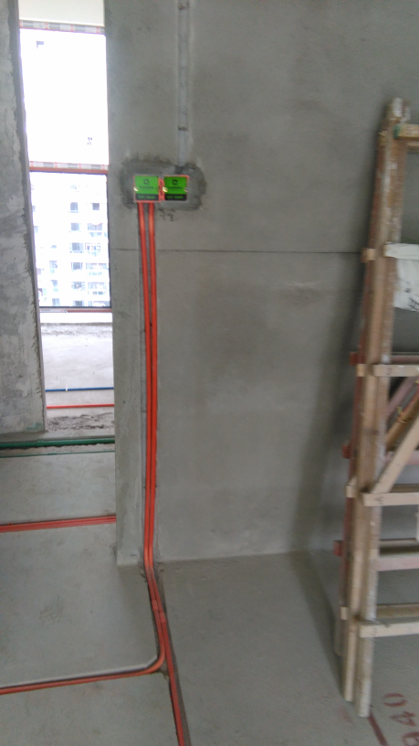 蓝晶绿洲水电验收效果图