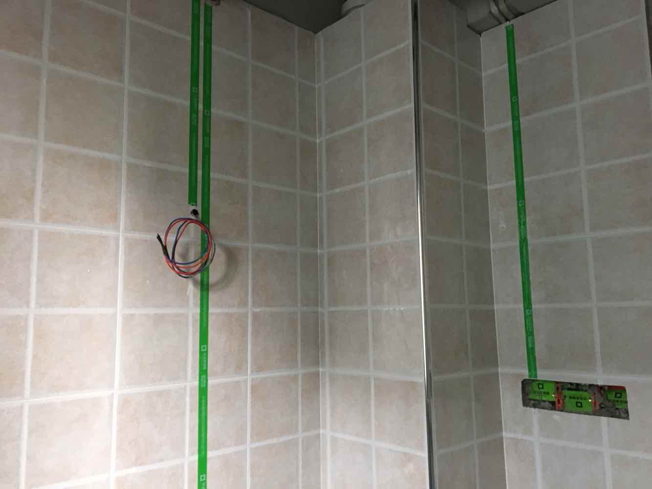 蓝晶绿洲墙砖验收效果图