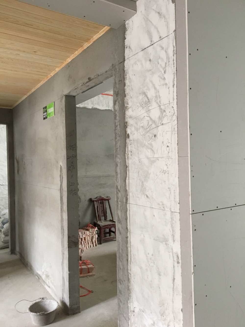 蓝晶绿洲墙砖验收效果图