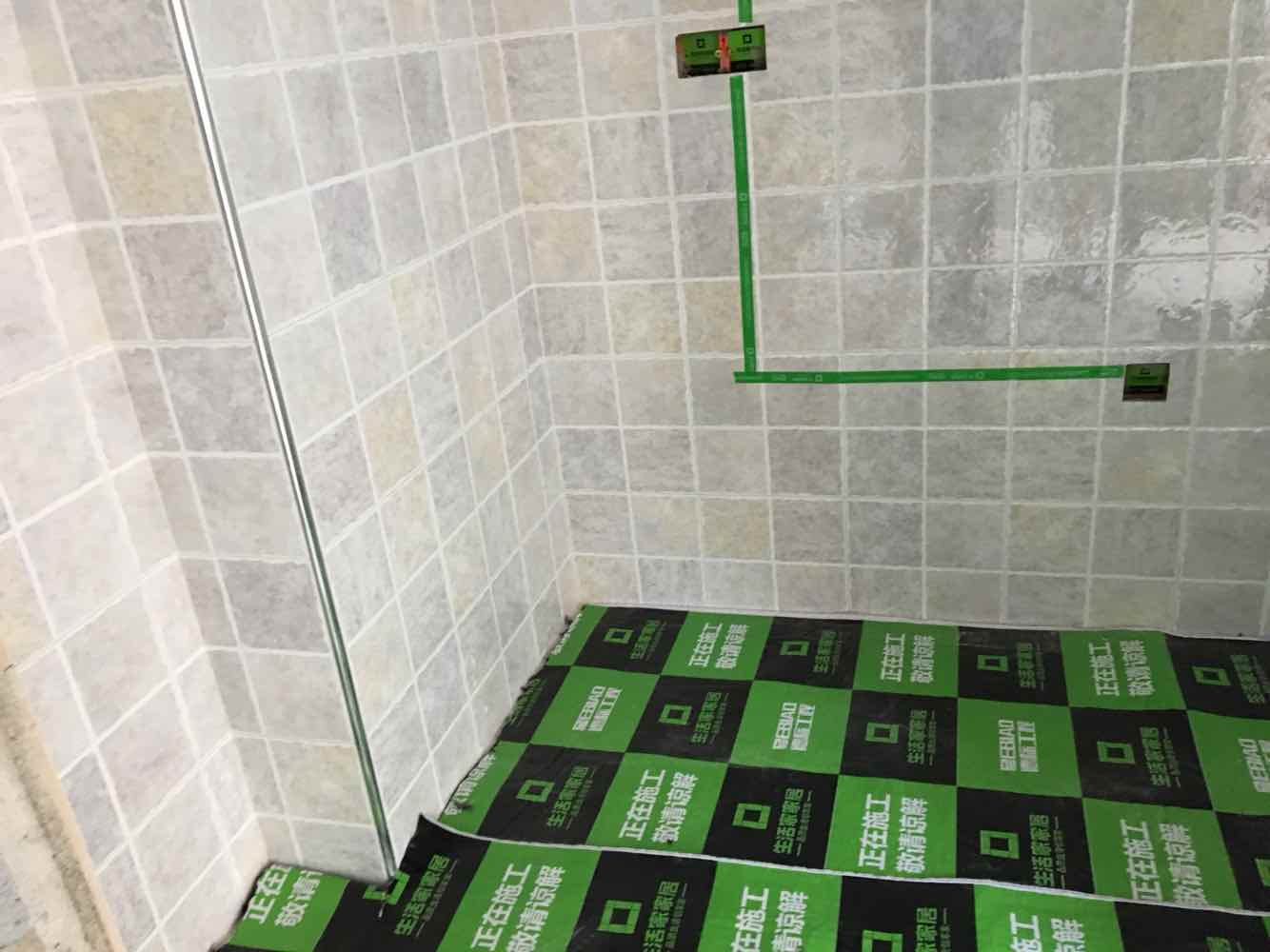 蓝晶绿洲地砖验收效果图