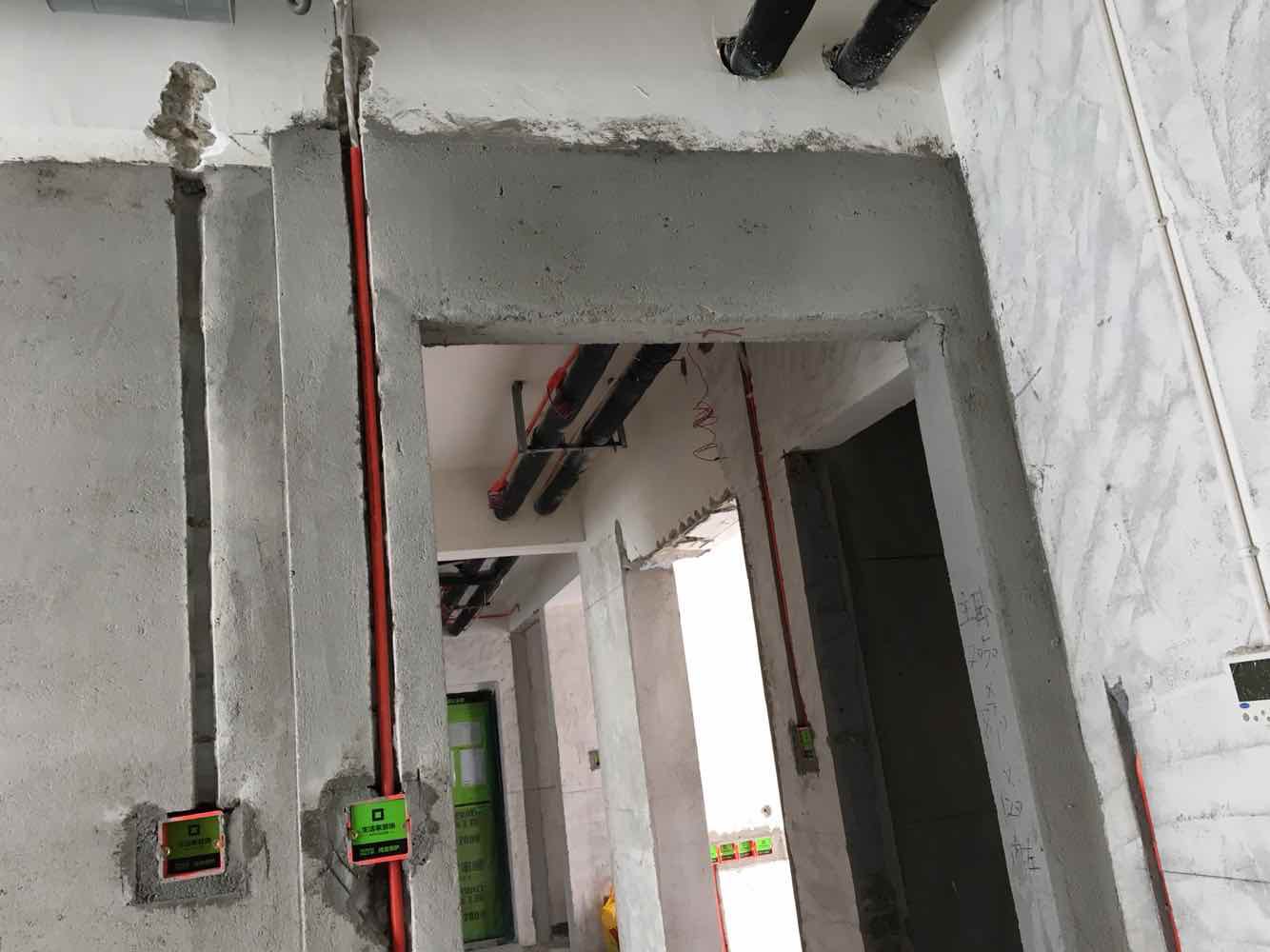 蓝晶绿洲水电验收效果图