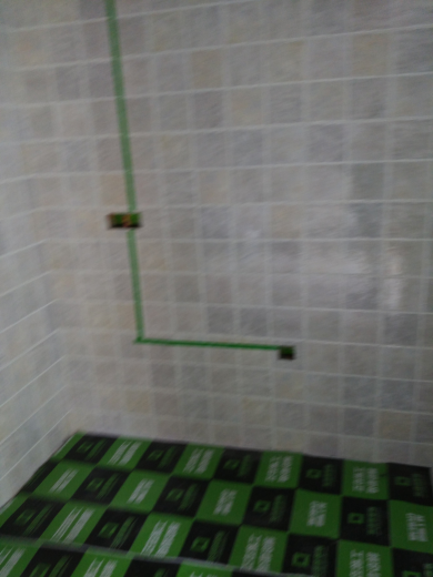 蓝晶绿洲墙砖验收效果图