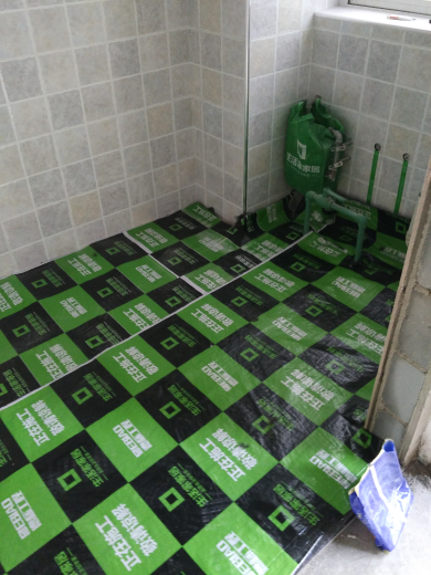 蓝晶绿洲墙砖验收效果图