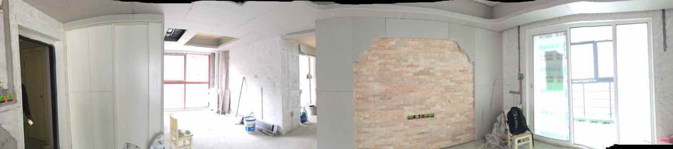 蓝晶绿洲墙砖验收效果图