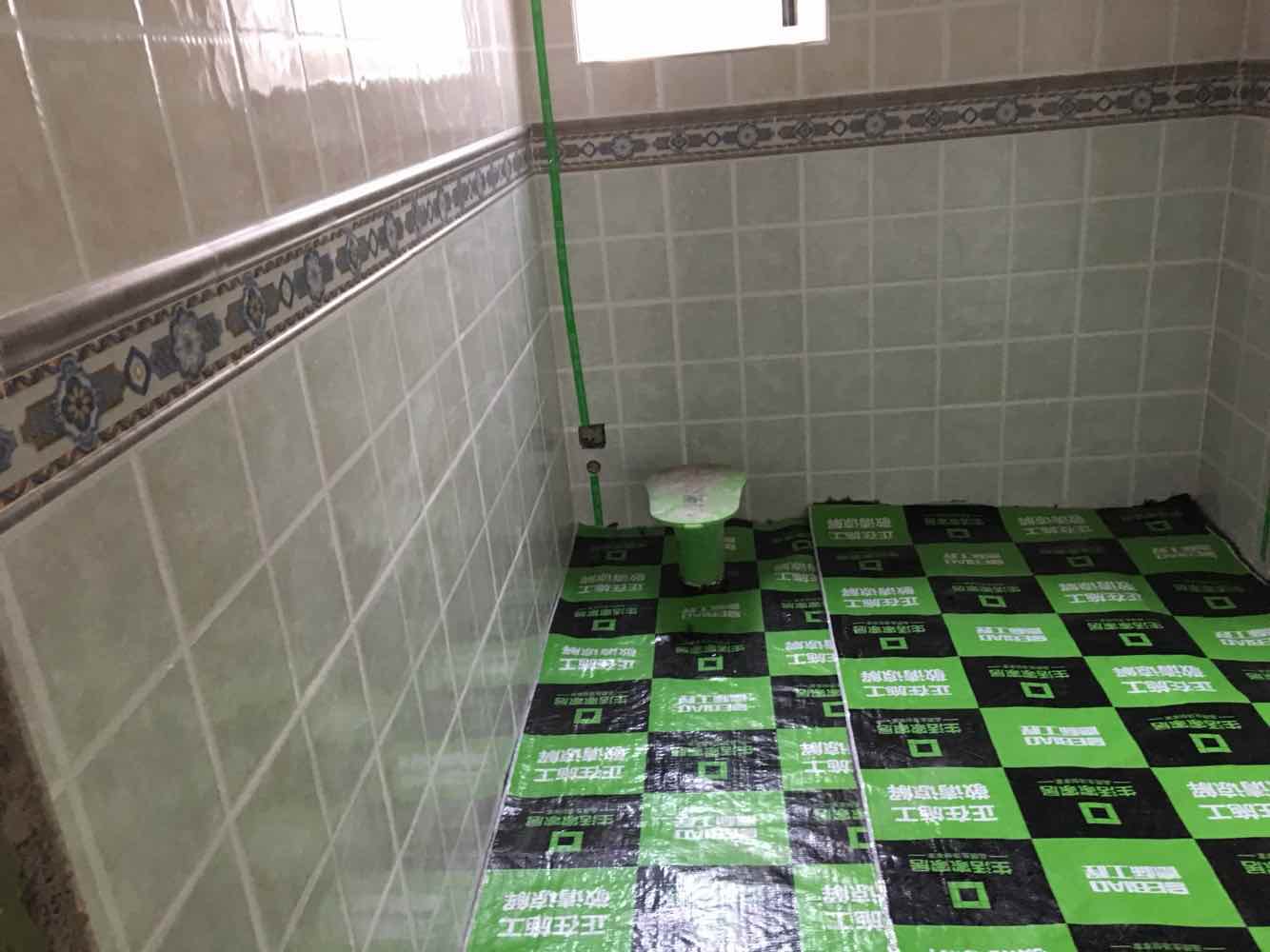 蓝晶绿洲墙砖验收效果图