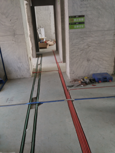 蓝晶绿洲水电验收效果图