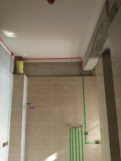 蓝晶绿洲墙砖验收效果图