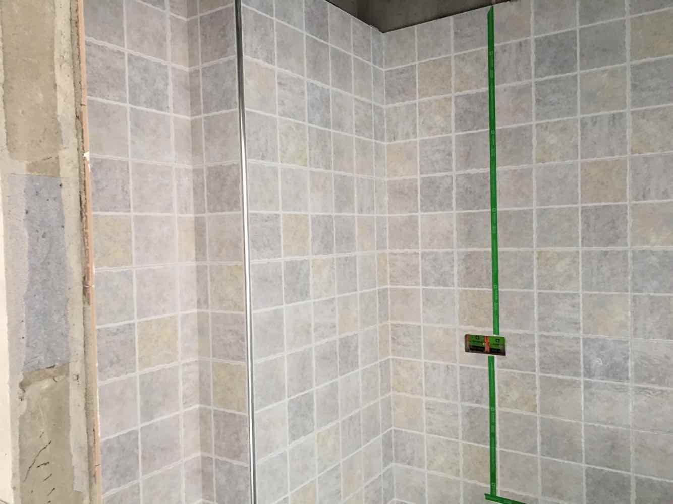 蓝晶绿洲墙砖验收效果图