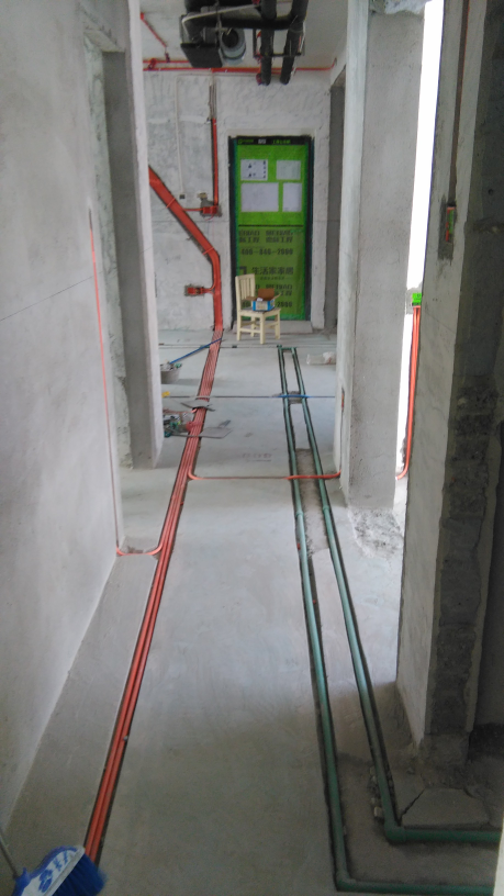 蓝晶绿洲水电验收效果图