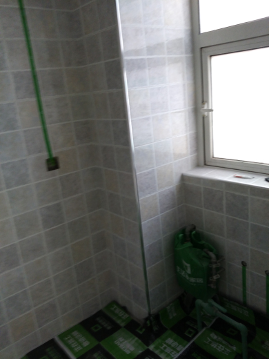 蓝晶绿洲墙砖验收效果图