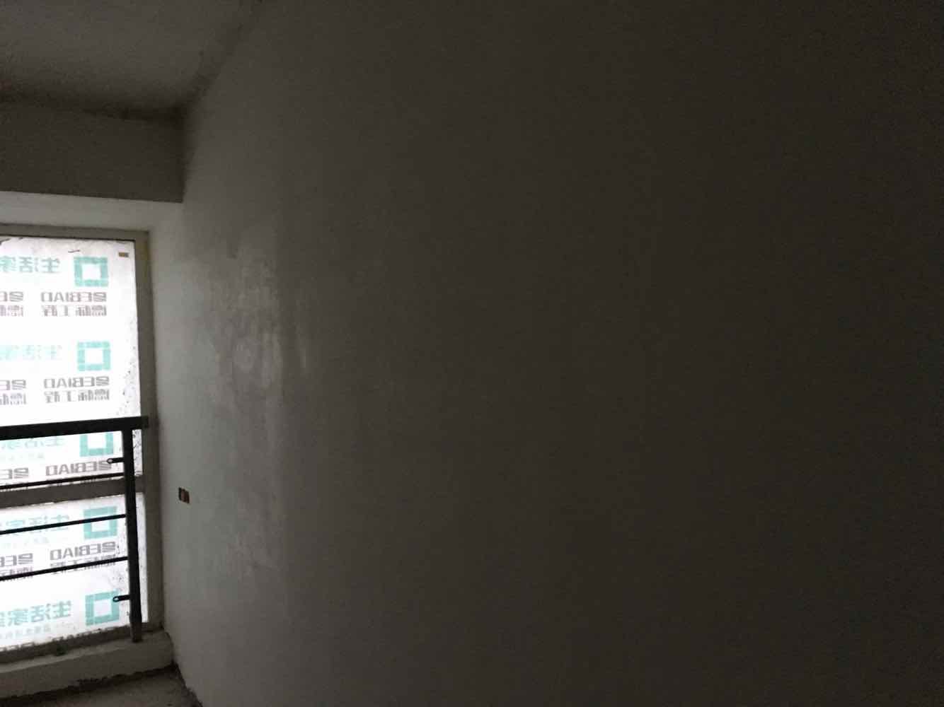 蓝晶绿洲乳胶漆基层验收效果图